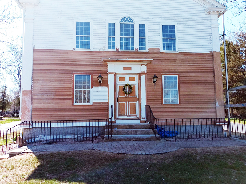 church front - before