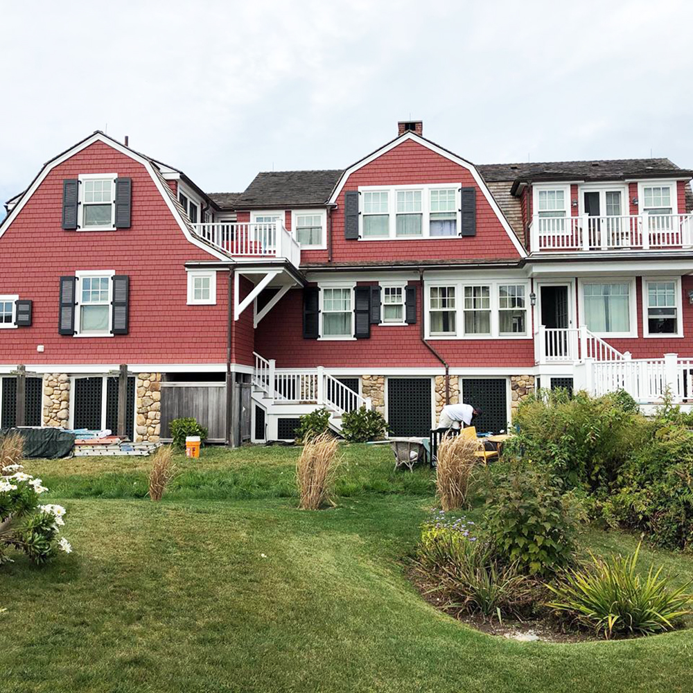 red house over yonder