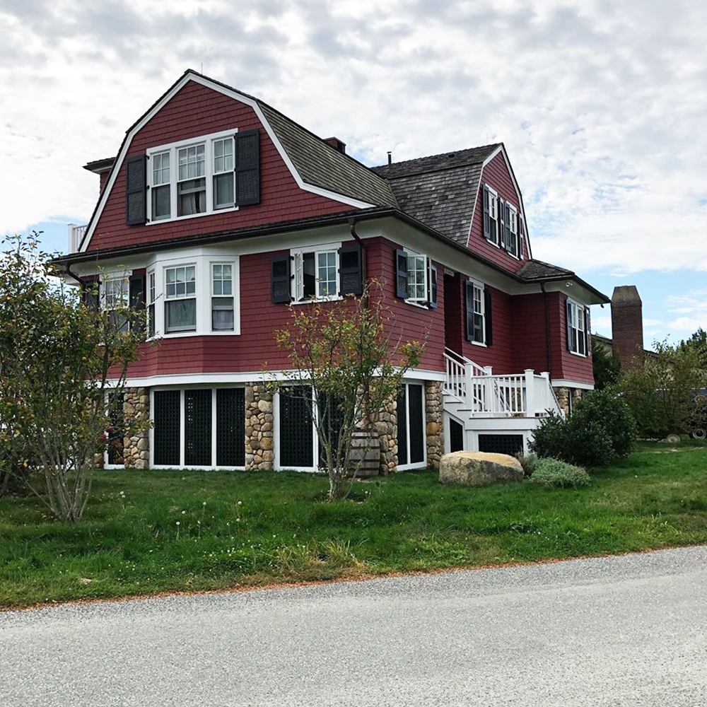 red house over yonder